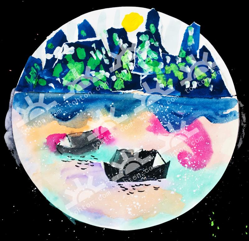 创意画-江南水乡