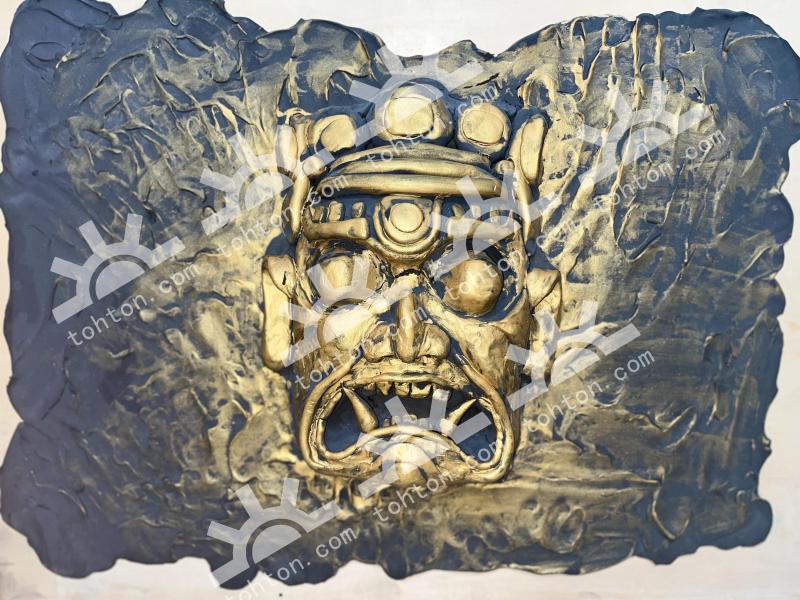 白马藏族傩面具2