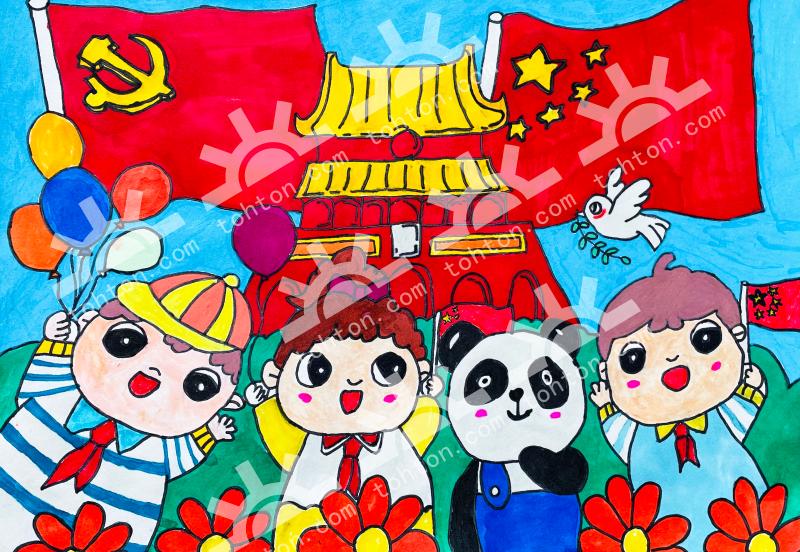 我爱北京天安门