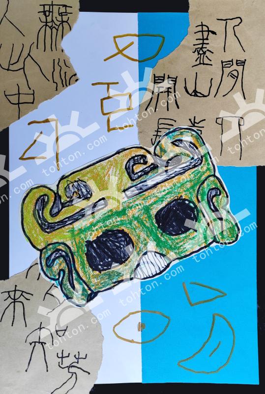 神秘三星堆面具