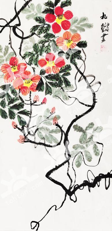 凌霄花开