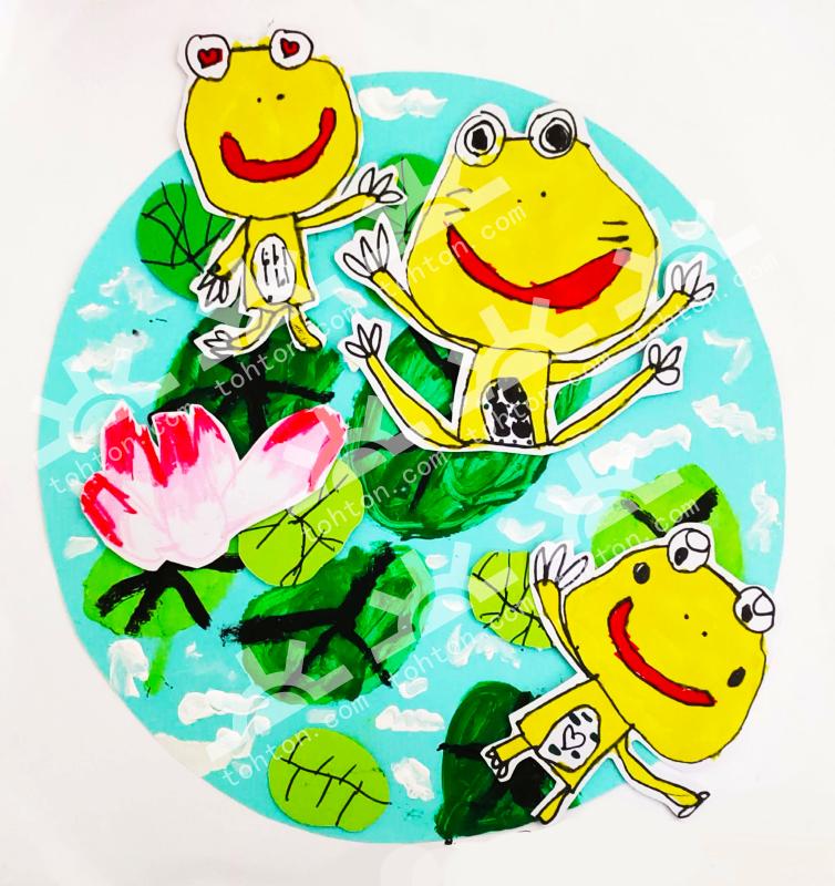 池塘里的小青蛙