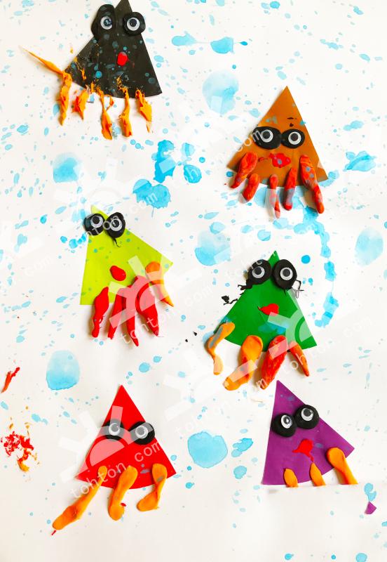 戴眼镜的章鱼宝宝