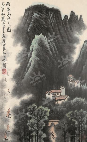 雨后春山图